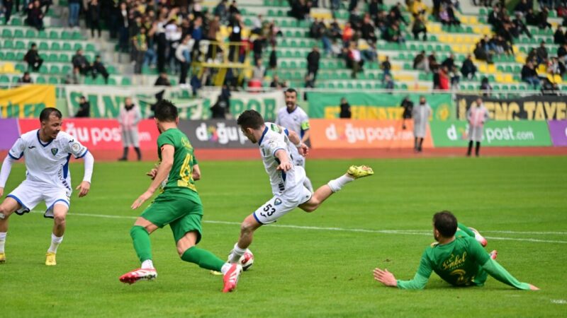 Karacabey Belediyespr, 2 kez geriye düştüğü Şanlıurfaspor deplasmanından 2-2’lik beraberlikle