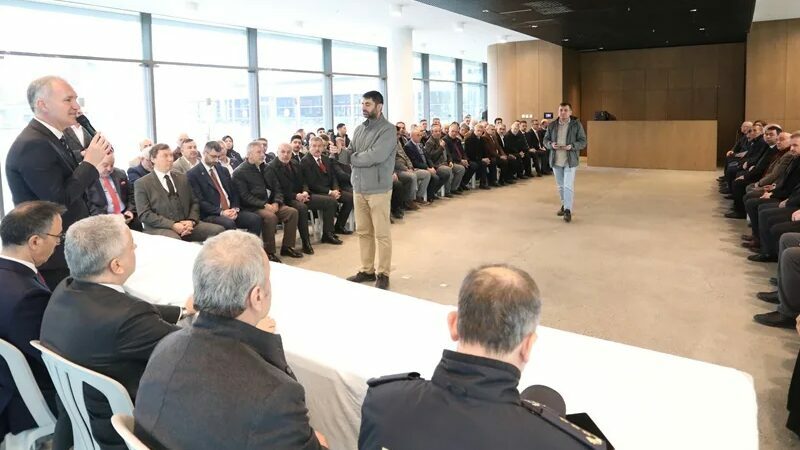 İnegöl protokolü bayramlaşma töreninde buluştu