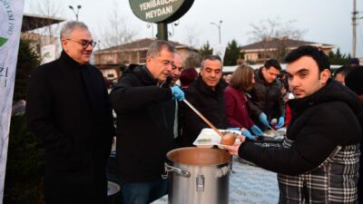 Bursa’da gönül sofrası bu kez o mahallede kuruldu