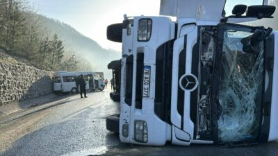 Zonguldak-Ankara yolunda kazalarda 10 kişi yaralandı