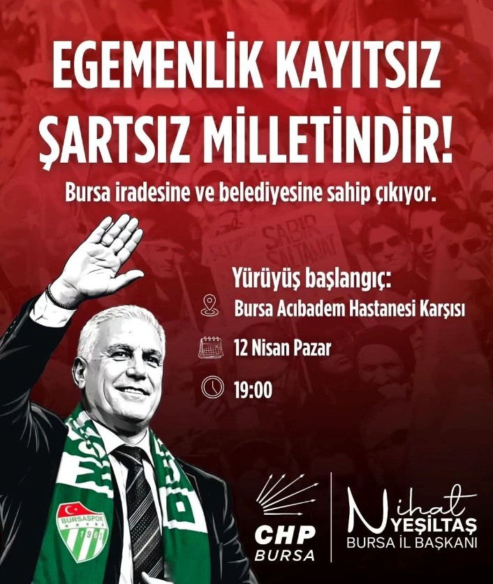 2 yazi icin pazar aksami fatih sultan mehmet buvarinda chp mustafa bozbey icin yuruyecek