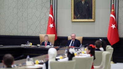 Cumhurbaşkanı Recep Tayyip Erdoğan, 23 Nisan etkinlikleri kapsamında Milli Eğitim