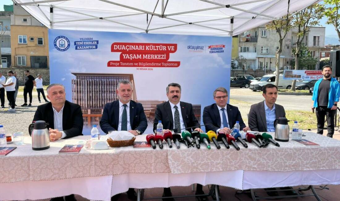 Yıldırım Belediyesi, Duaçınarı Kültür ve Yaşam Merkezi projesini tanıttı. Başkan