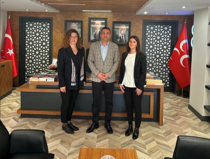 3 yazi icin mhp kacep baskani tugba senturk yilmaz yerine gamze bulut tekin atandi mhp il baskani muhammet tekin