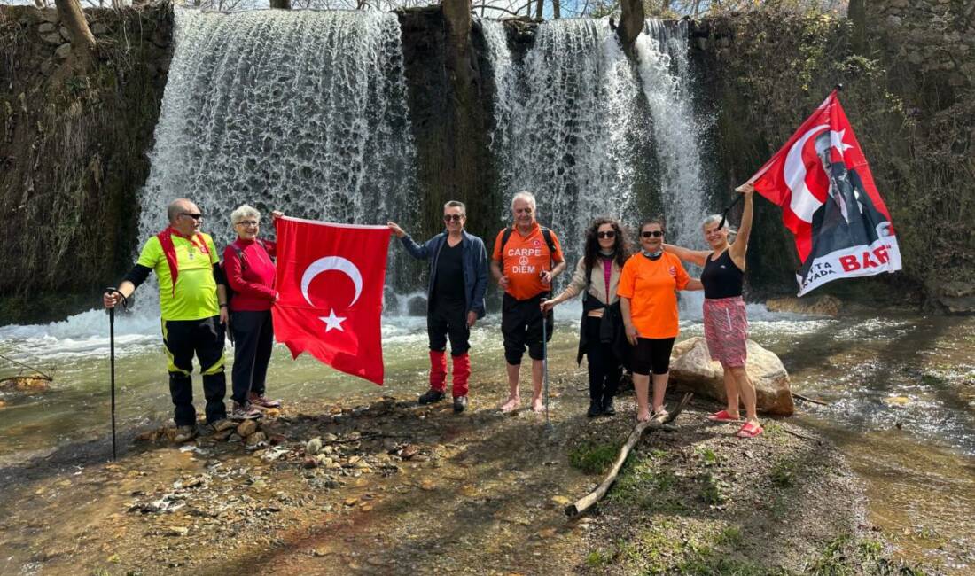 Mudanya Belediyesi Yürüyüş Grubu, Kurşunlu Travertenleri’nde Çamur Banyosu, 13 kilometrelik
