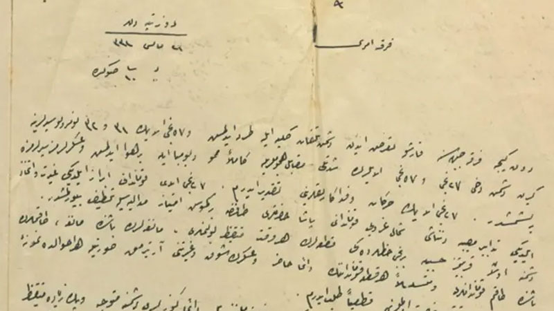 Atatürk’ün 111 yıl önce yazdığı emir ortaya çıktı Atatürk'ün 1915 yılında Düztepe'den yazdığı emirde, siperdeki askerden gece gündüz