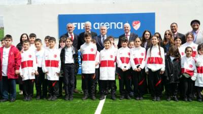 FIFA Arena projesinin Türkiye etabının resmi açılış töreninde konuşan Infantino,