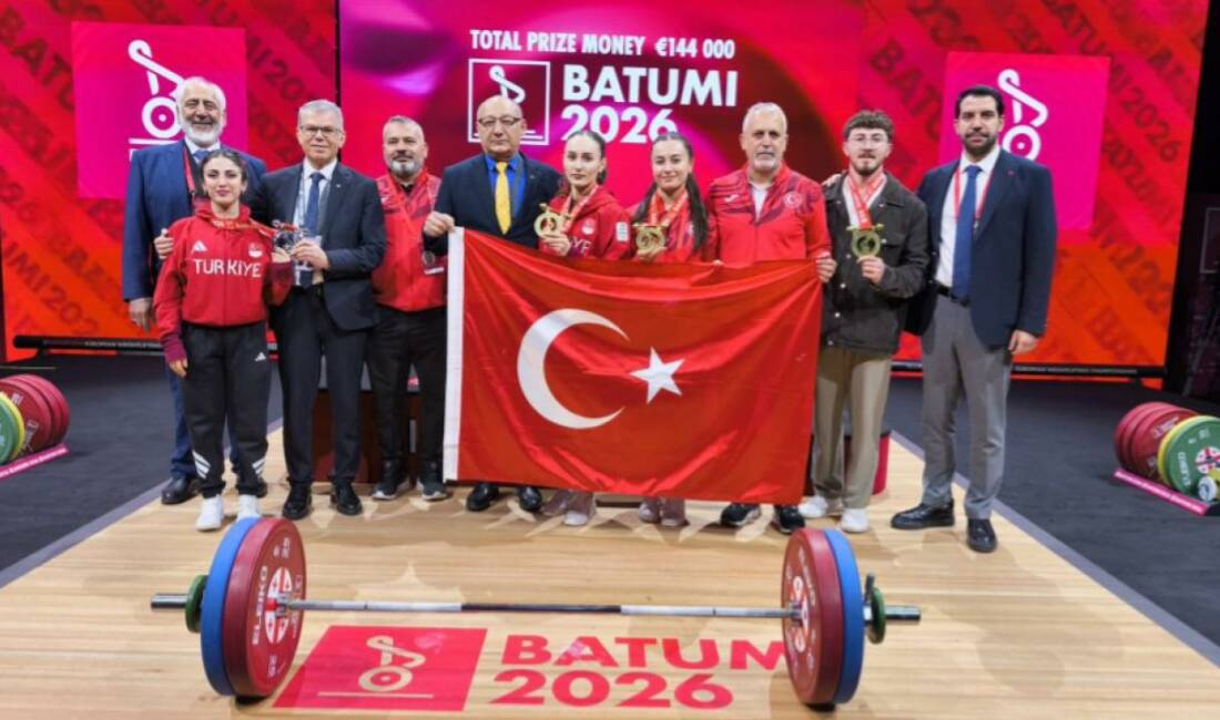 Batum’da millilerden 5 madalya Gürcistan'da düzenlenen Avrupa Halter Şampiyonası'nın ilk iki gününde milli sporcular,