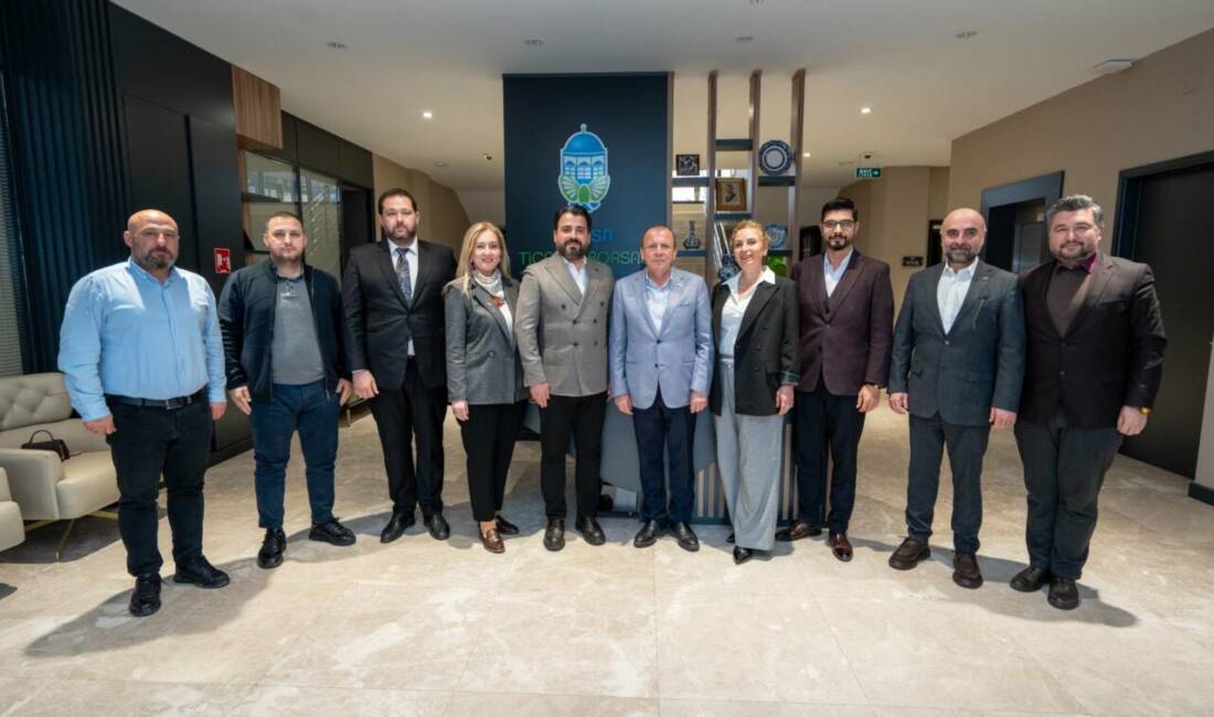 Bursa Ticaret Borsası Başkanı Matlı’ya UTİYAP yönetiminden ziyaret Uluslararası Ticaret İş İnsanları ve Yatırımcılar Platformu Başkanı Halil Coşkun