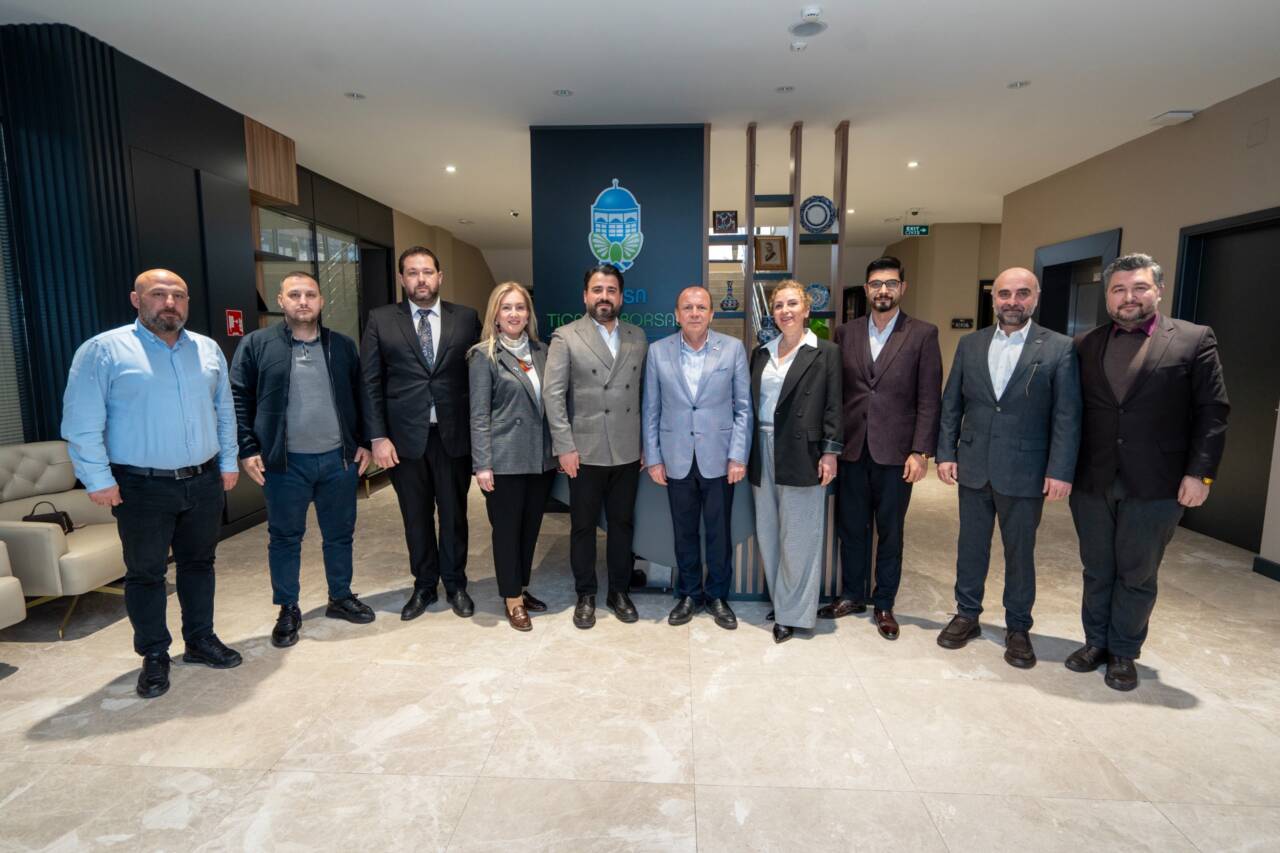 Bursa Ticaret Borsası Başkanı Matlı'ya UTİYAP yönetiminden ziyaret 3 borsa 2jpg