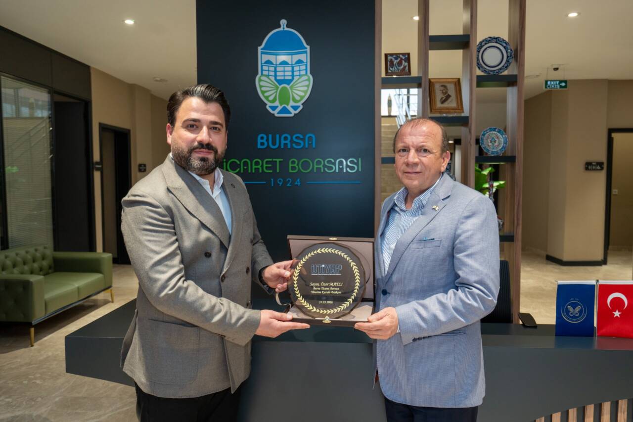 Bursa Ticaret Borsası Başkanı Matlı'ya UTİYAP yönetiminden ziyaret 2 borsa 3