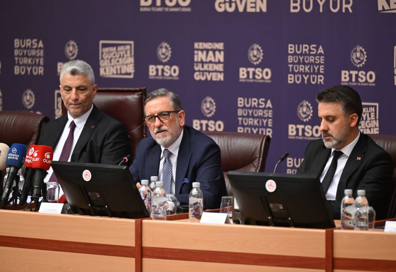 Bakan Bolat'tan Bursa iş dünyasına müjdeler 2 btso baskani ibrahim burkay