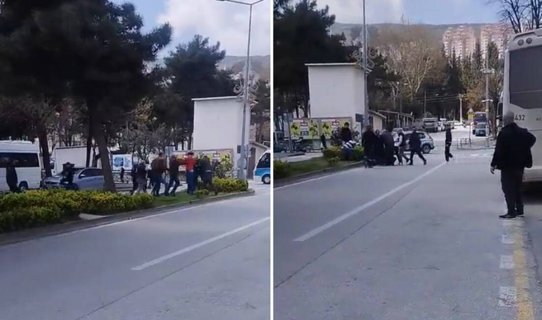 Bursa’da park kavgası Bursa’nın Orhangazi ilçesinde park yeri nedeniyle çıkan tartışma kısa sürede