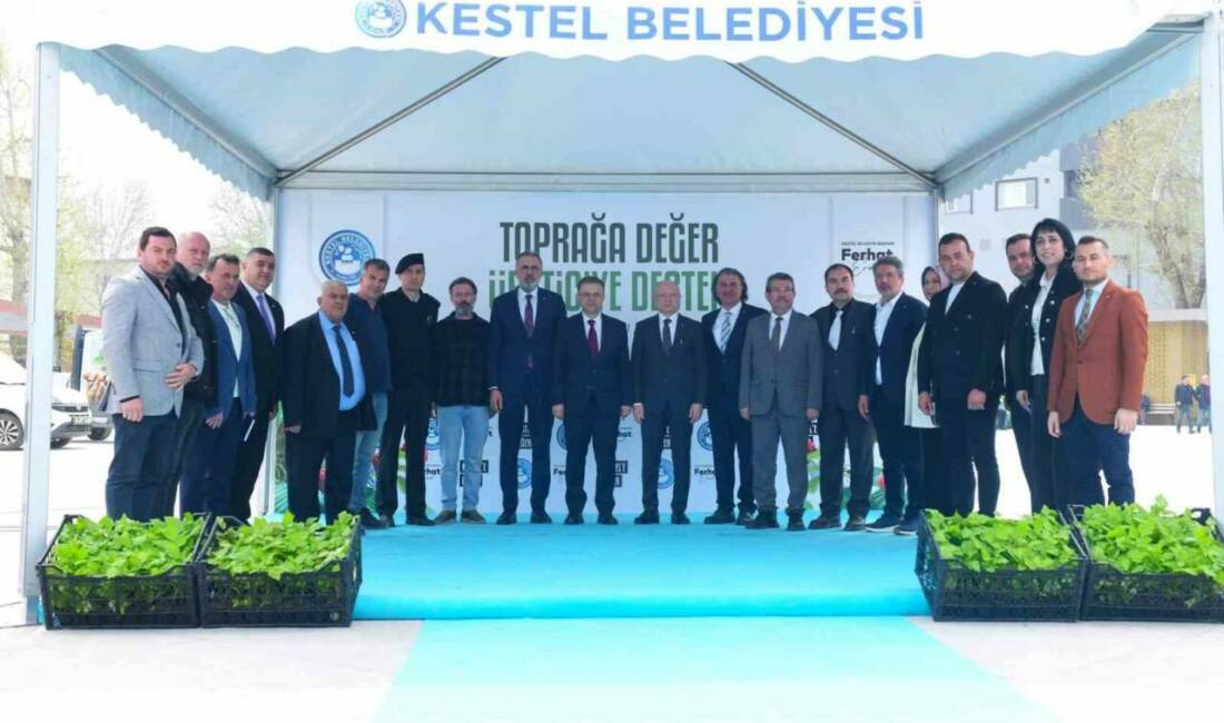 Bursa’nın tarımsal üretim vizyonuna imza proje! Bursa’nın Kestel ilçesinde, Türkiye’nin tarımsal üretim vizyonunu güçlendirecek önemli bir