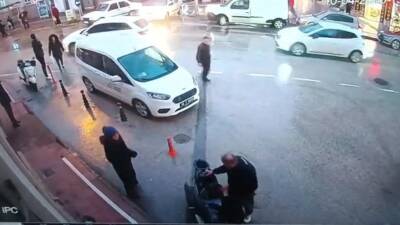 Bursa'nın İnegöl ilçesinde trafikte tartıştığı diğer motosiklet sürücüsü Yusuf G.'ye