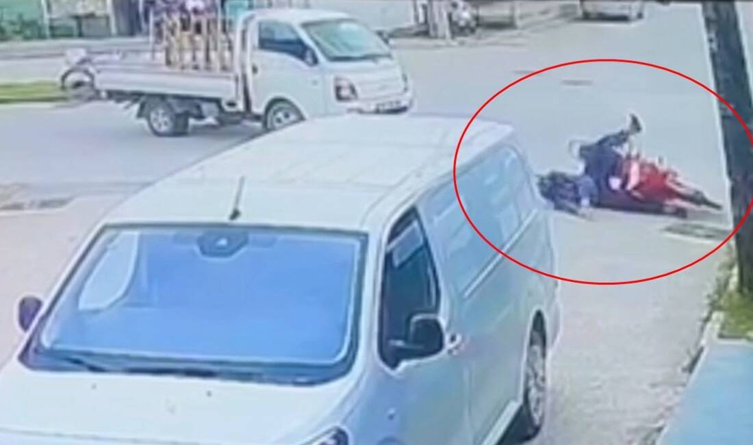 Bursa’nın İnegöl ilçesinde kamyonetle çarpışan motosikletin sürücüsü Cahit K. (21)