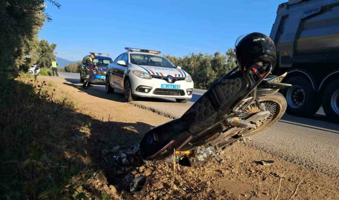 Bursa’da motosiklet kazası Bursa’nın İznik ilçesinde motosiklet kazasında 1 kişi yaralandı.