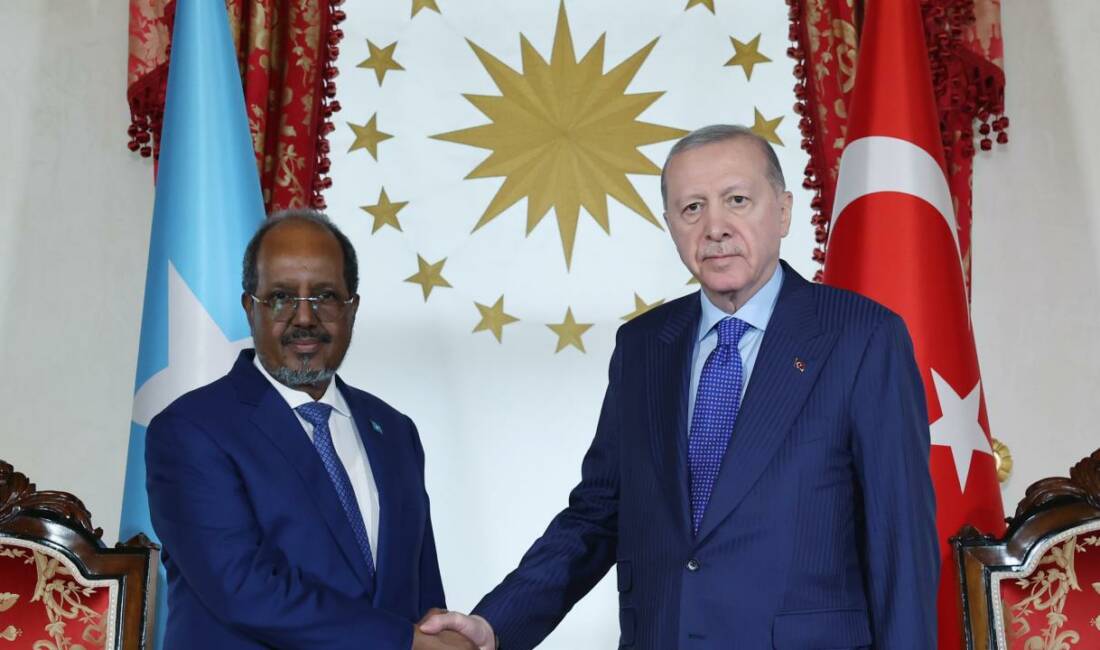 Cumhurbaşkanı Erdoğan, Somali Cumhurbaşkanı Mahmud ile görüştü Cumhurbaşkanı Recep Tayyip Erdoğan, Somali Cumhurbaşkanı Hasan Şeyh Mahmud ile