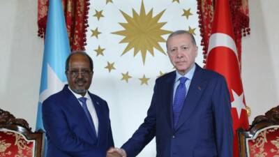 Cumhurbaşkanı Recep Tayyip Erdoğan, Somali Cumhurbaşkanı Hasan Şeyh Mahmud ile