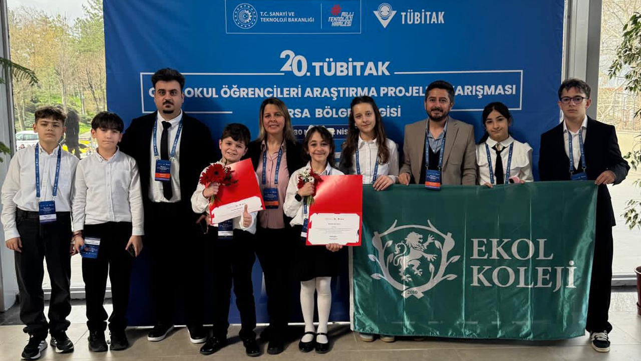 Ekol Koleji'nden TÜBİTAK 2204-B'de büyük başarı! 13 ekol