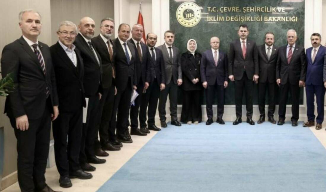 AK Parti Bursa heyetinin Ankara’da Çevre, Şehircilik ve İklim Değişikliği