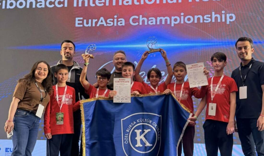 Özel Bursa Kültür Okulları’ndan Avrasya’da ses getiren başarı Yapay zekâ ve otonom robotlar konusunda düzenlediği ulusal çaptaki “Robolution”