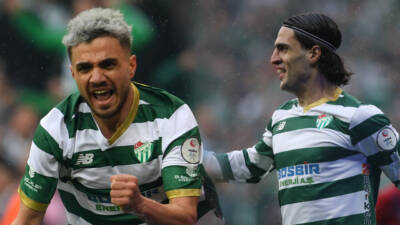 Bursasporlu futbolcular Ertuğrul İdris Furat ve Baran Başyiğit, cumartesi günkü