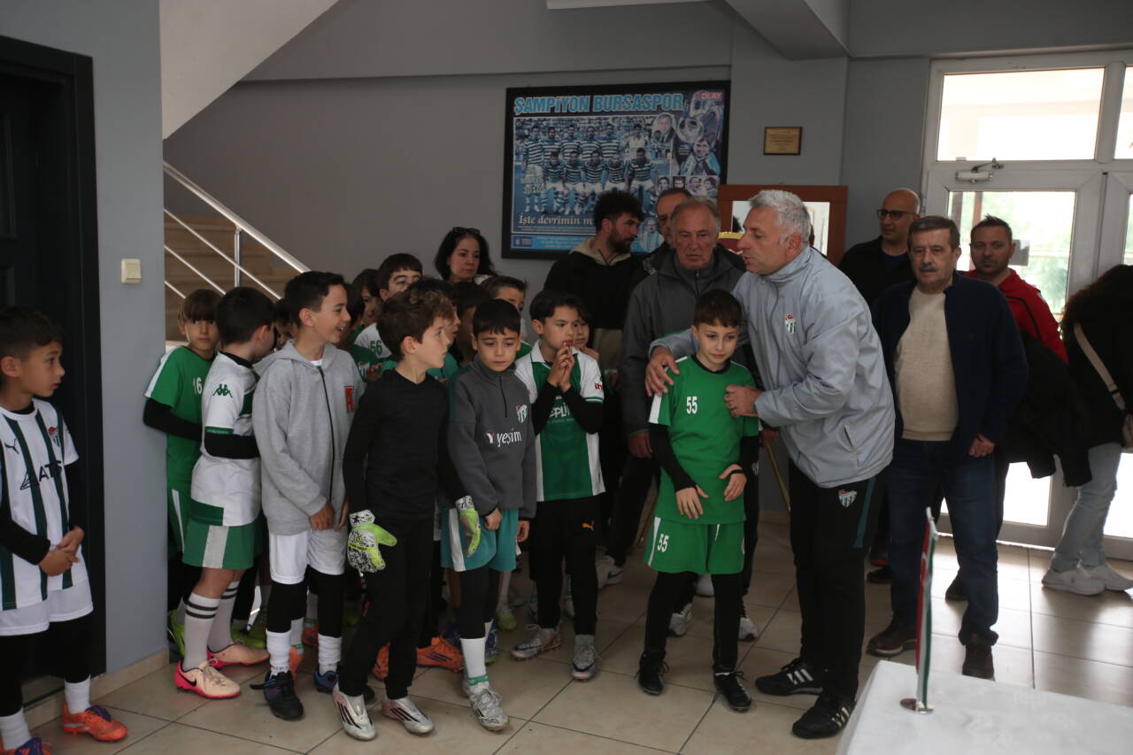Bursaspor'un efsane isminden gençlere altın öğütler 7 emre6991