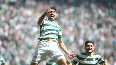 Yeşil beyazlı takım, Somaspor'u binlerce taraftarının önünde 5-1 yenerek bitime