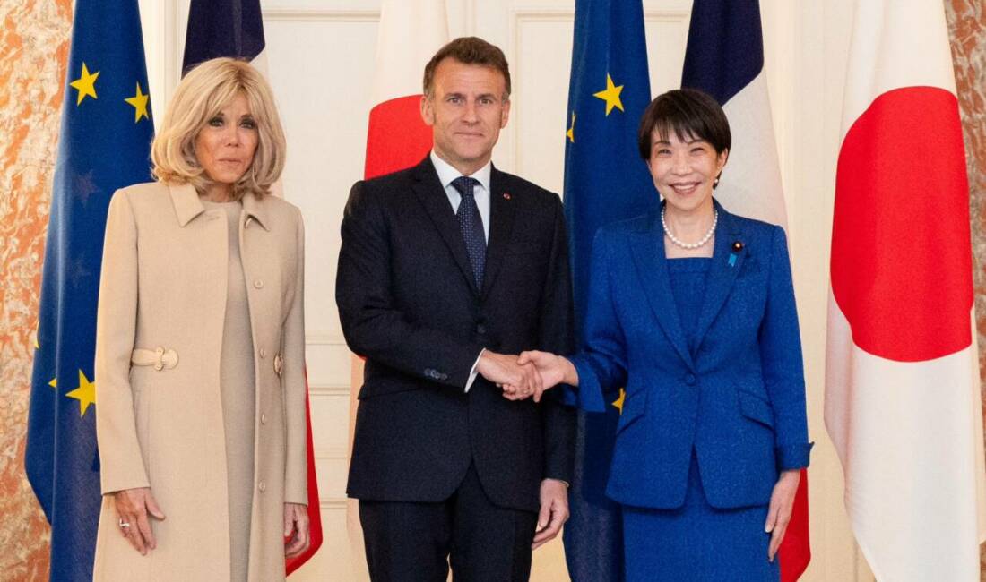 Fransa Cumhurbaşkanı Macron Japonya’da Fransa Cumhurbaşkanı Emmanuel Macron, Japonya’ya resmi ziyarette bulundu.
