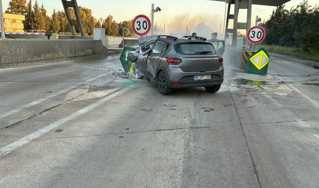 Genç doktorun korkunç ölümü İzmir'in Menderes ilçesinde, kullandığı otomobilin beton bariyerlere çarpıp, alev alması