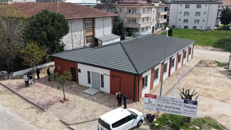 Bursa’ya yeni aile sağlığı merkezi Bursa'nın İnegöl ilçesinde, Kemalpaşa Mahallesi'nde hayırsever desteğiyle yapımı tamamlanan Filiz-Bahri
