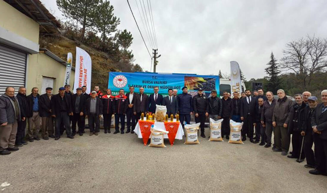 Bursa’da atıl araziler tarıma kazandırılıyor Bursa’nın Harmancık ilçesinde tarımsal üretimi güçlendirmeye yönelik önemli bir proje