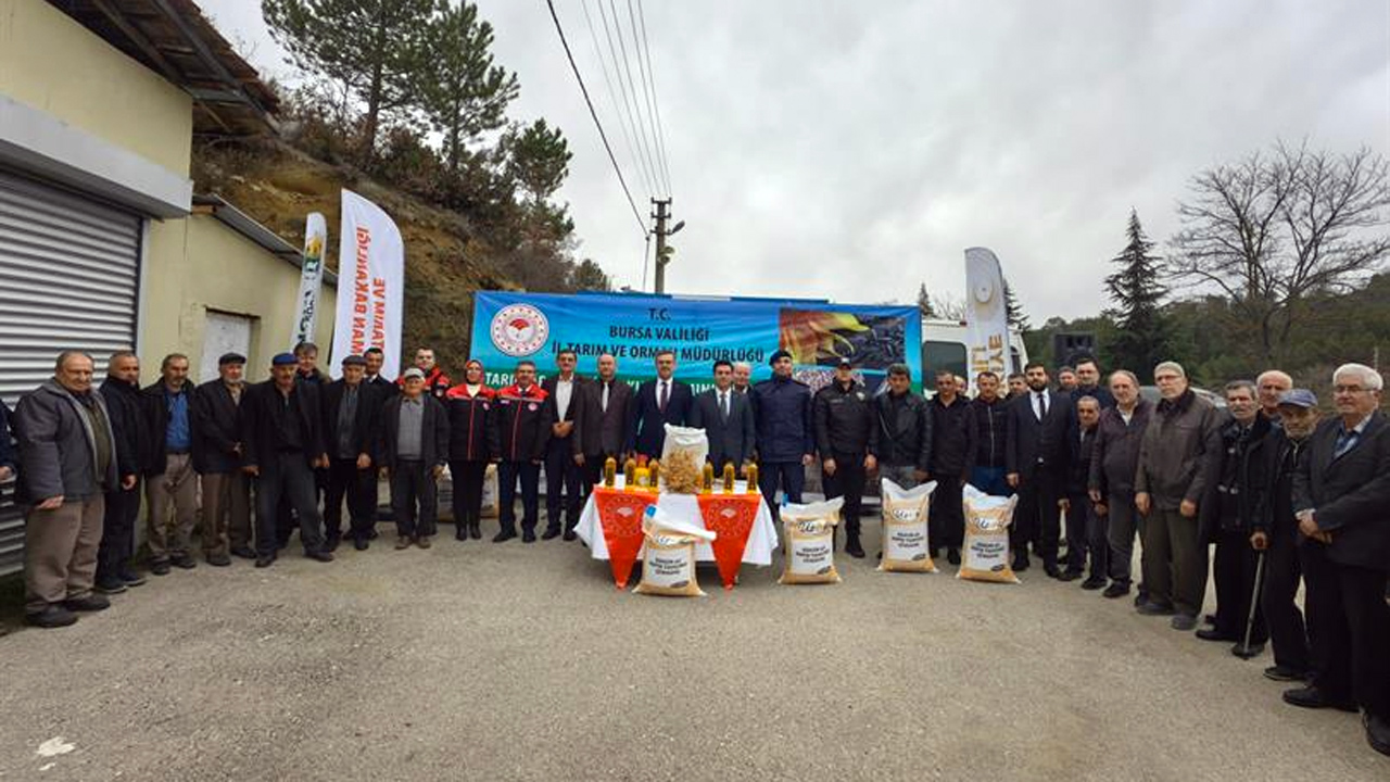 Bursa'da atıl araziler tarıma kazandırılıyor 2 harmancik take