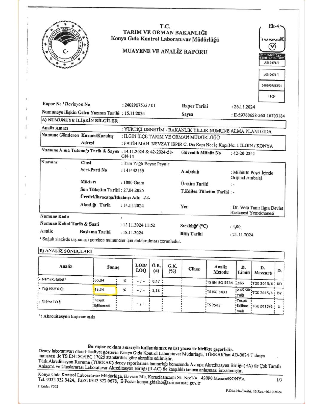 Bakanlığın kara listesine giren Bursa'daki o firmadan açıklama 6 he