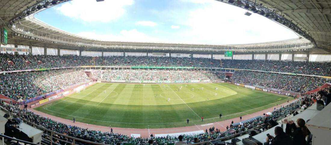 Bursaspor’dan tarihi göç tarihi rekor! Eskişehir’de değil Türkiye’de böylesi görülmedi Bursasporlular, 32 bin 500 kişi kapasiteli Eskişehir Prof. Dr. Fethi