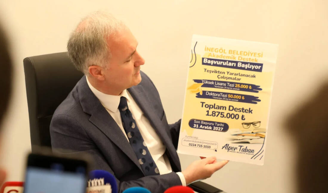 İnegöl Belediyesi’nin 2021 yılından bu yana gerçekleştirdiği Akademik Destek Programında,