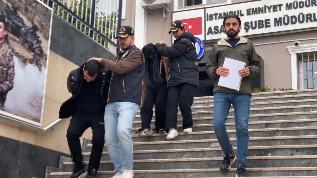Kapora dolandırıcıları yakalandı! 1 istanbulda kapora dolandiriciligi yaptigi one surulen cift yakalandi 82ab4be6cd03