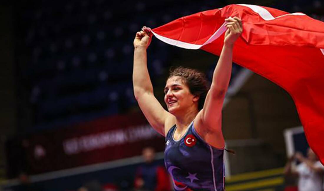 Milli sporcumuz Nesrin Baş, Avrupa Güreş Şampiyonası'nda kadınlar 68 kiloda