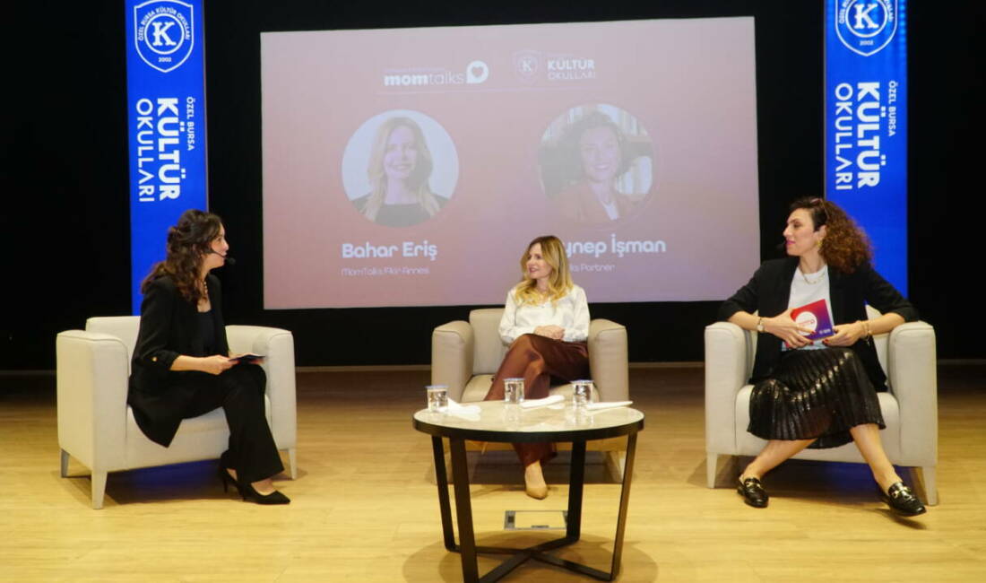 Özel Bursa Kültür Okulları’nın ev sahipliğinde düzenlenen MomTalks 2026 etkinliği,