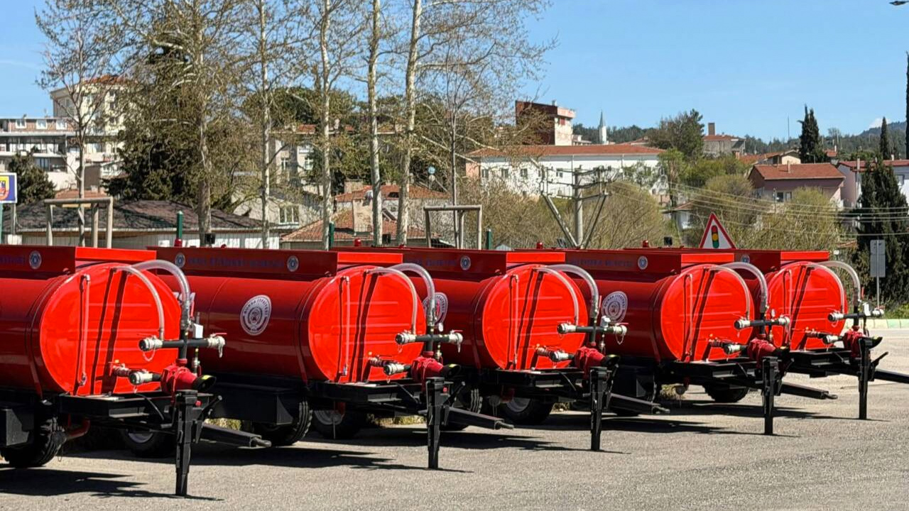 Bursa'da orman yangınlarına karşı kritik adım 3 orhaneli tanker aa