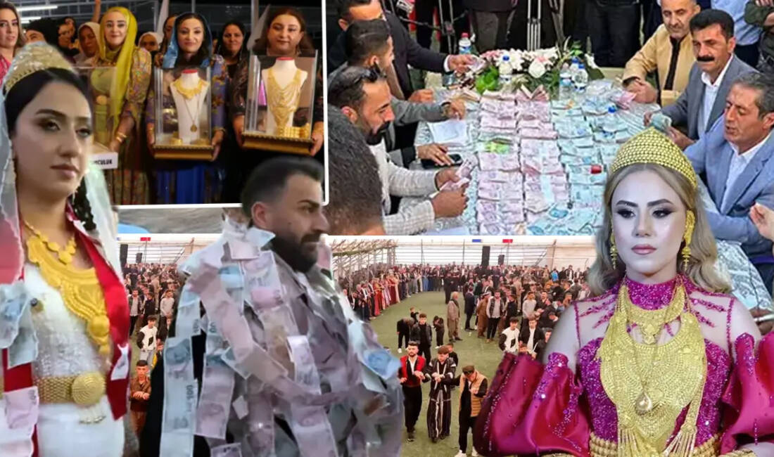 Kilolarca altın, günlerce düğün dönemi bitti Günler süren ve kilolarca altın takılan aşiret düğünleri geride kaldı.