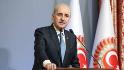 Türkiye Büyük Millet Meclisi Başkanı Numan Kurtulmuş, CHP'de grup toplantısını