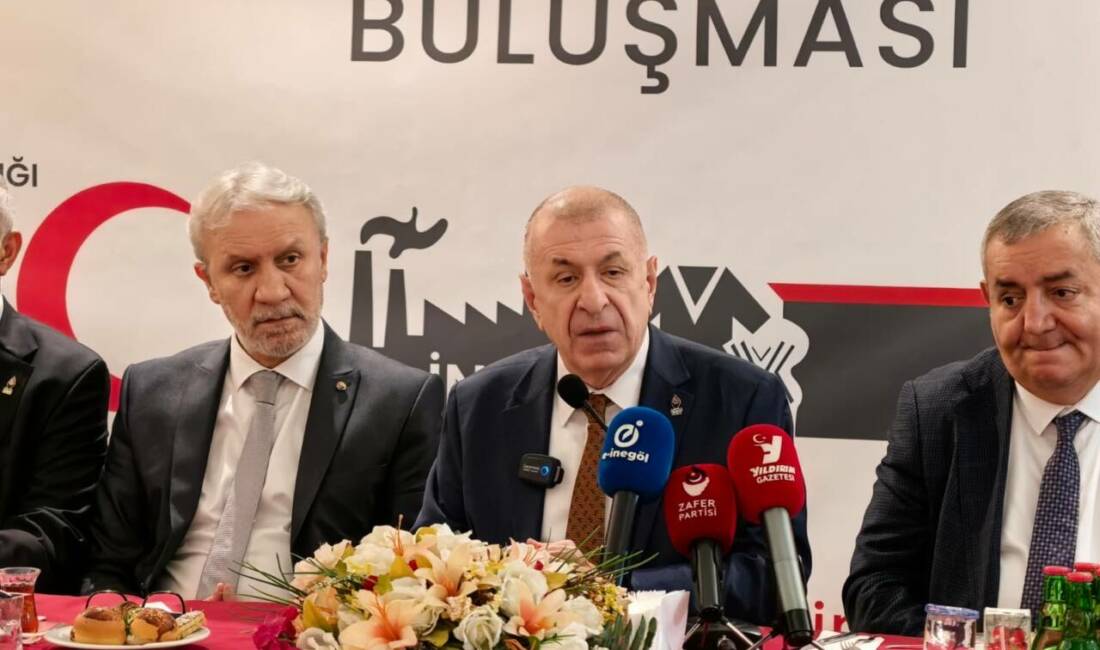 Zafer Partisi Partisi Genel Başkanı Ümit Özdağ, “Bugün tekstil sanayimiz