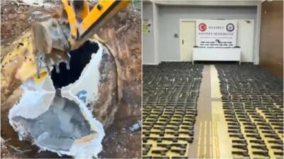 İstanbul'un Pendik ilçesinde, yeraltındaki boş bir su deposuna gizlenmiş halde
