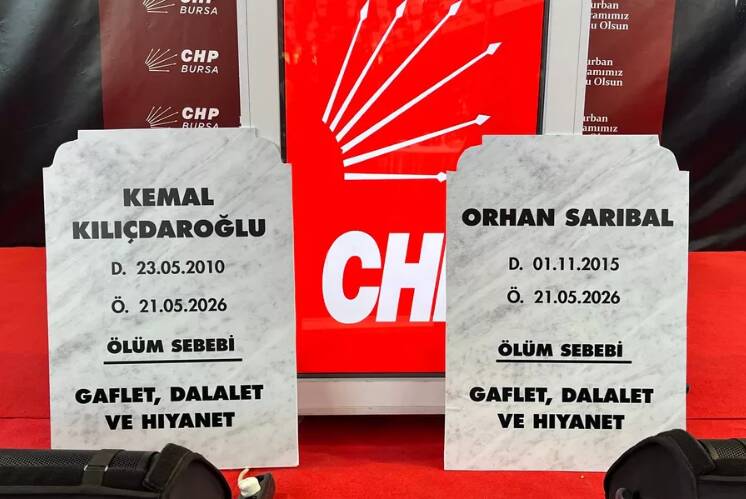 2 yazi icin mezar tasiyla orhan saribala tepki chp il