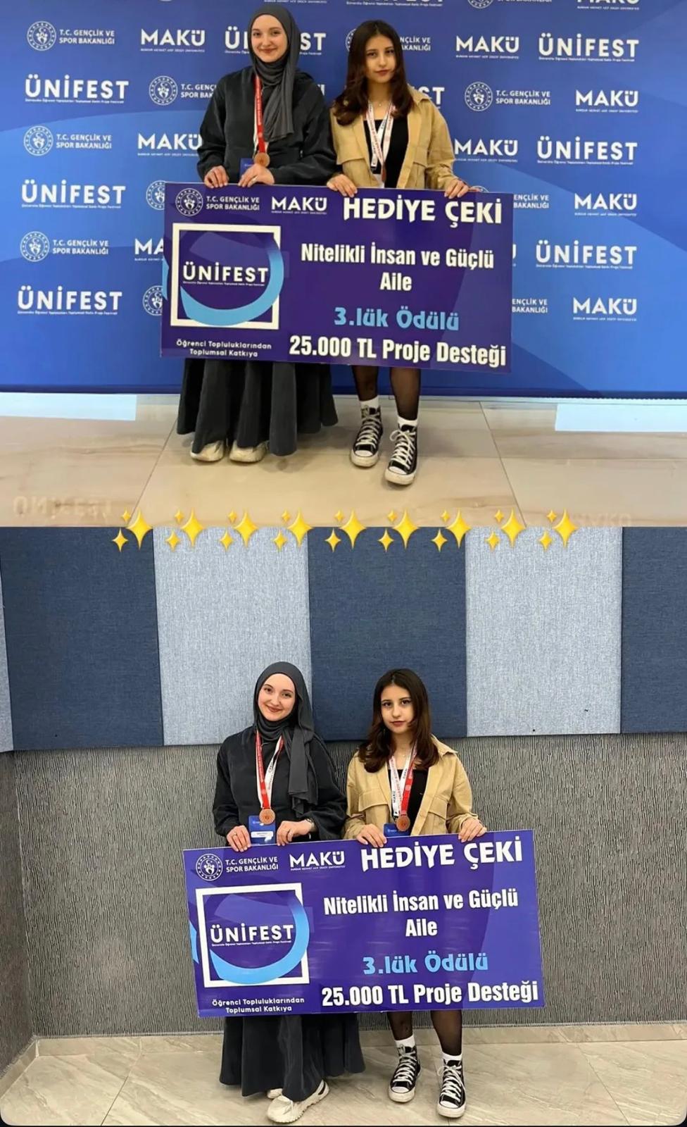 BTÜ’nün projeleri ÜNİFEST’ten ödülle döndü