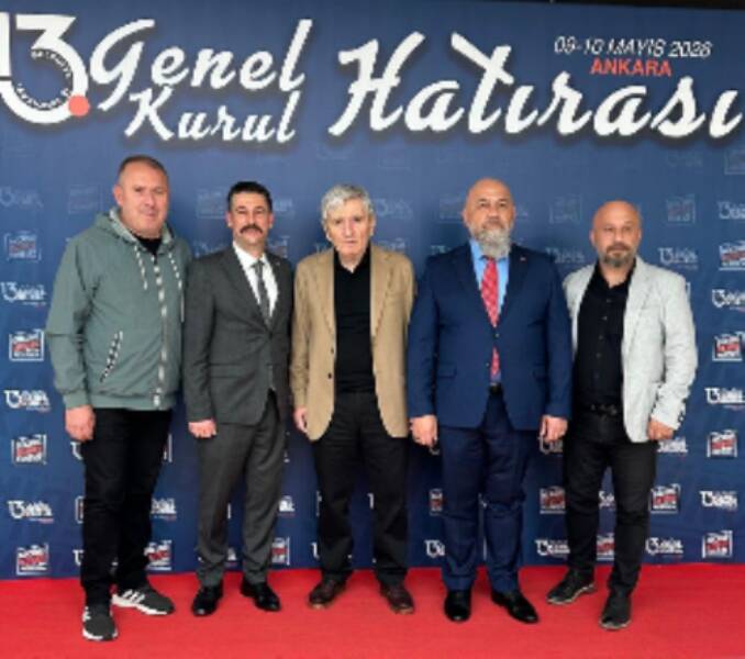 5 yazi icin ankaradaki belediye is kongresine bursa sube baskani sercan akderin ve baskan yardimcisi baris yildirim da katildilar3528364vove