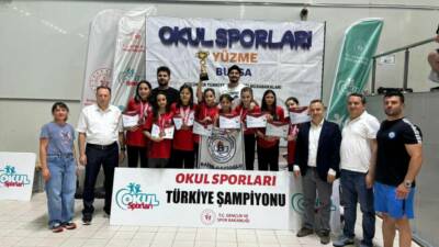 Okullar Arası Küçük Kızlar ve Erkekler Yüzme Türkiye Şampiyonası’nda Baise