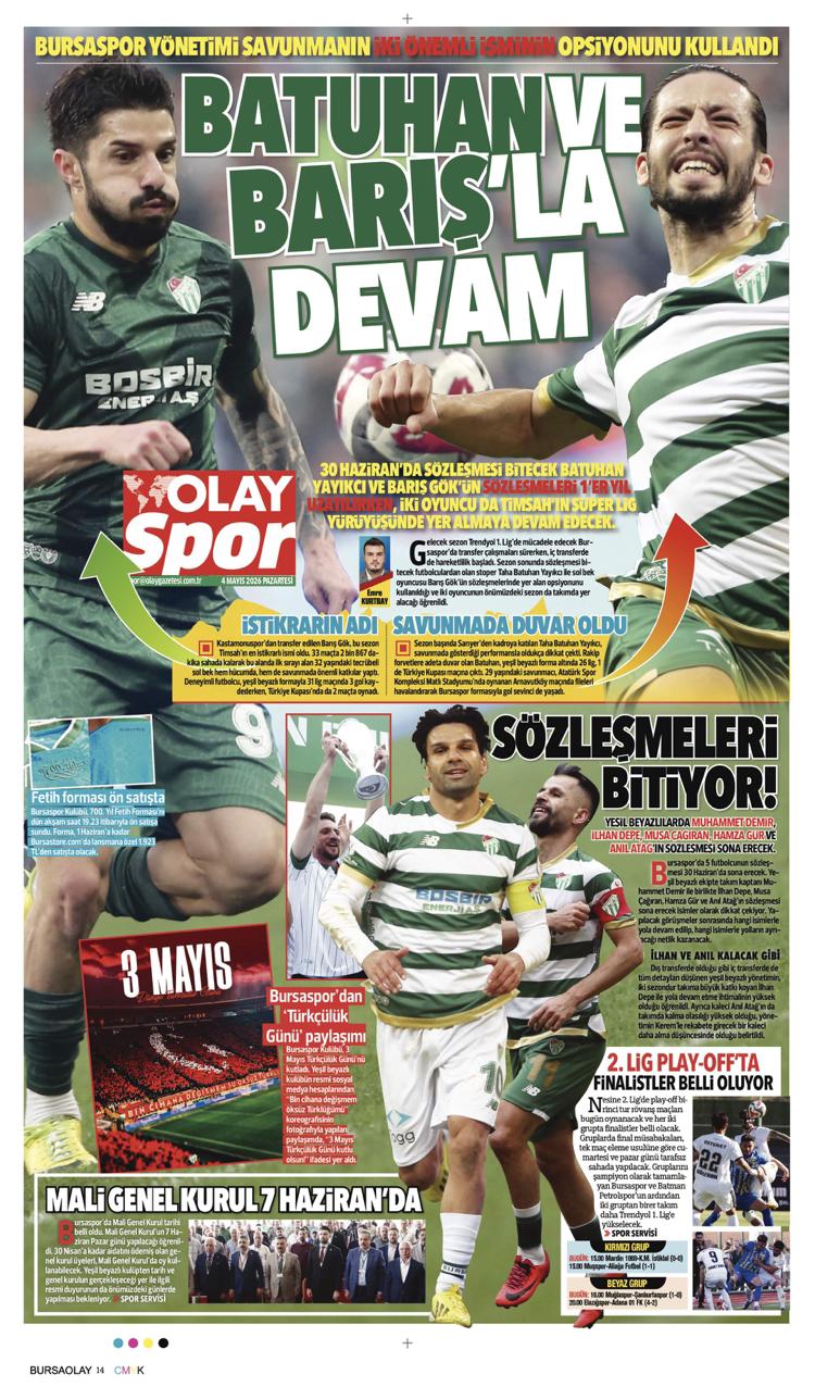 Bursaspor'dan transferde ilk imza; Sözleşmesi uzatıldı 3 6b5949fd 3d04 4482 beca 2b572293b2b8